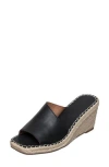 Antelope Fareeda Espadrille Platform Sandal In Black