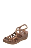Antelope Genna Platform Wedge Sandal In Coffee