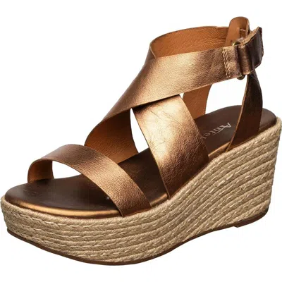 Antelope Hadley Espadrille Wedge Sandal In Brown