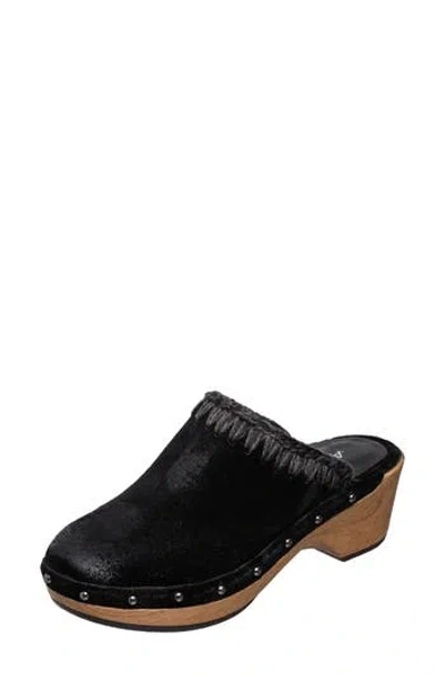 Antelope Hedy Whipstitch Clog In Black