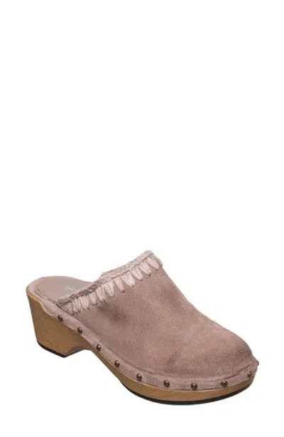 Antelope Hedy Whipstitch Clog In Taupe