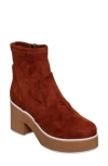 Antelope Idella Platform Boot In Tobacco