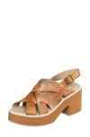 Antelope Inya Platform Sandal In Make Up Leather