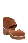 Antelope Iris Platform Clog Boot In Cognac