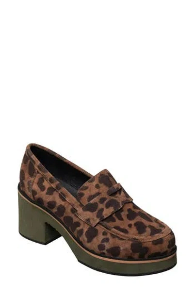 Antelope Ivy Loafer Pump In Brown