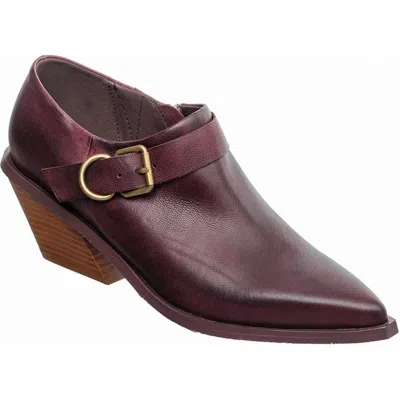 Antelope Jasmine Pointed Toe Ankle Bootie In Brown