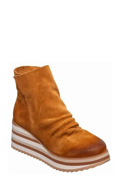 Antelope Kirsten Platform Wedge Boot In Brown