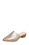 Antelope Ladessa Woven Mule In Gold