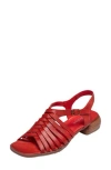 Antelope Leni Woven Slingback Sandal In Red