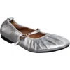 Antelope Mila Ballet Flat In Silver