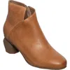Antelope Perrin Sculptural Heel Bootie In Brown