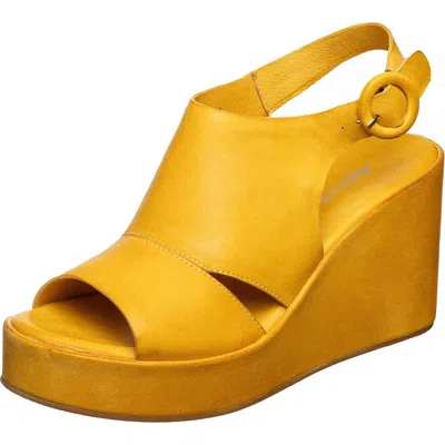 Antelope Ramira Platform Wedge Sandal In Yellow