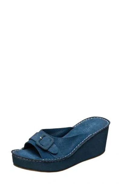 Antelope Scarlett Wedge Sandal In Blue
