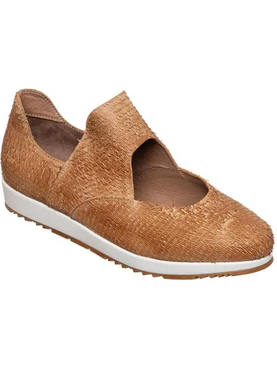 Antelope Stone Leather Scarlett Womens Leather Slip On Casual And Fashion Sneakers In Brown