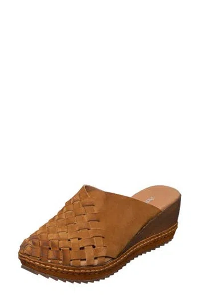 Antelope Teryl Platform Mule In Cognac