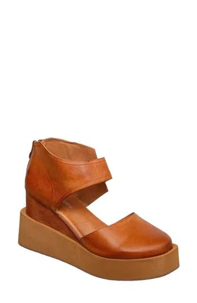 Antelope Ursula Platform Wedge Pump In Brown