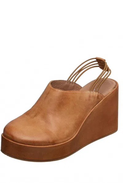 Antelope Women's Brooks Leather Mules In Brown