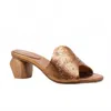 Antelope Women Lalo Block Heels In Bronze In Multi