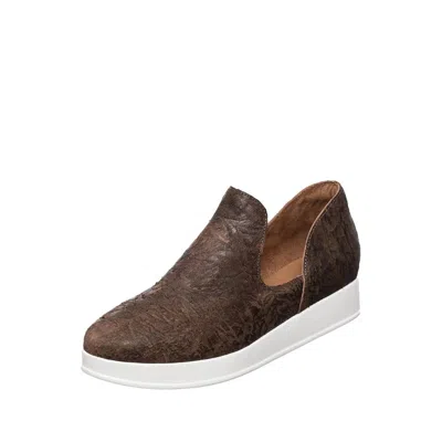 Antelope Women's Sailor Scratched Sneaker In Taupe In Gray
