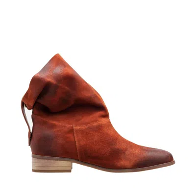 Antelope Women's X34 Cari Bootie In Brown Suede