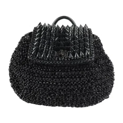 Pre-owned Anteprima Black Pvc Backpack Handbag ()