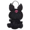 Anteprima My Melody Kuromi Sanrio Wire Crystal Skull Tote Bag In Black