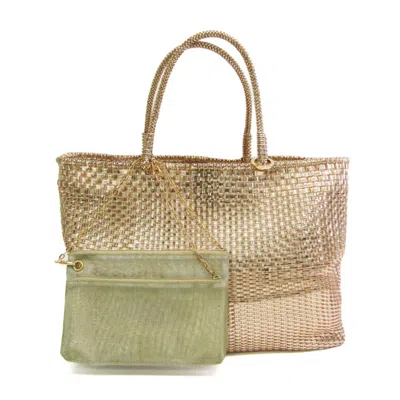 Pre-owned Anteprima Wire Pvc Tote Bag () In Gold