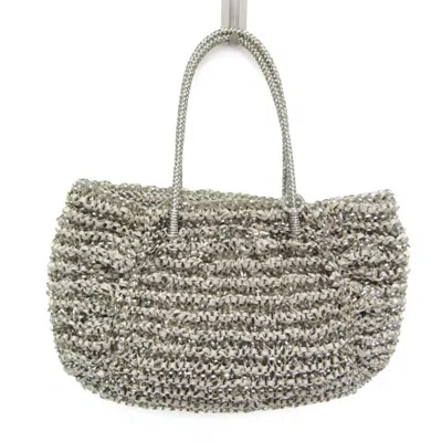 Pre-owned Anteprima Wire Satin Handbag () In Grey