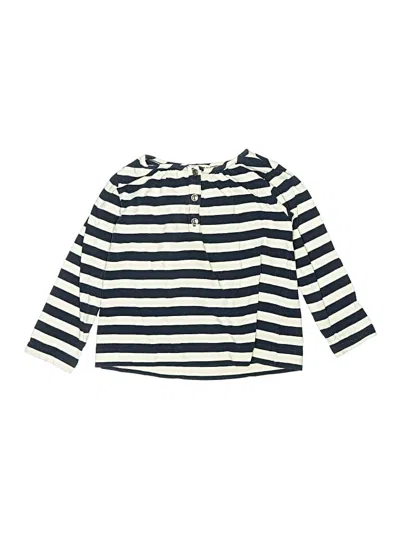 Pre-owned Anthem Of The Ants Kids' Long Sleeve Henley In White