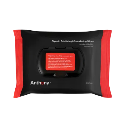Anthony Glycolic Exfoliating & Resurfacing Wipes