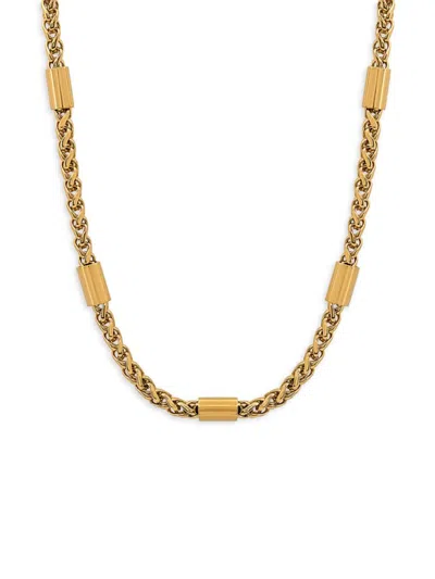 Anthony Jacobs 18k Goldplated Stainless Steel 24'' Chain Necklace In Neutral
