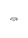 Anthony Jacobs Men's Stainless Steel & Simulated Diamond Miami Cuban Link Chain Bracelet In Silver Tone