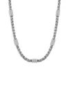 ANTHONY JACOBS STAINLESS STEEL 24'' CHAIN NECKLACE