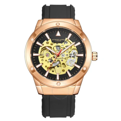 Anthony James Expedite Transparent Dial Men's Watch Aj020 In Gold