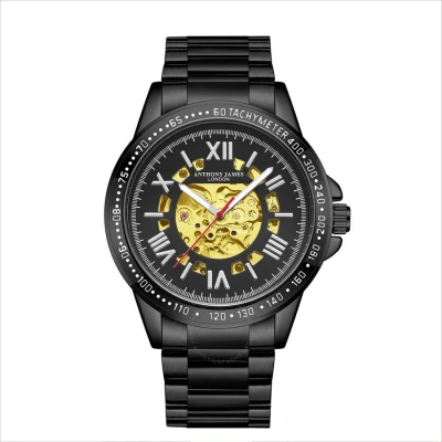Anthony James Techtonic Transparent Dial Men's Watch Aj021 In Metallic