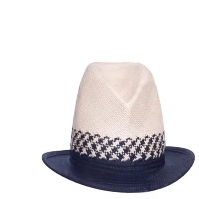 Anthony Peto Men's Amadou Panama Bicolour With Band