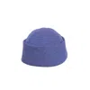 Anthony Peto Men's Beanie Linen Omey Blue In Blue