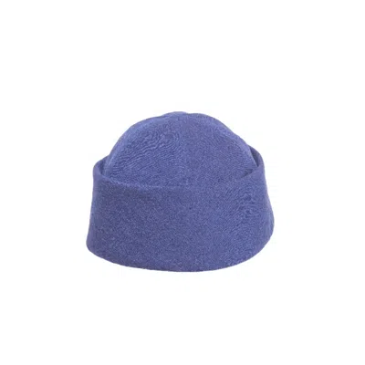 Anthony Peto Men's Beanie Linen Omey Blue