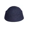 Anthony Peto Men's Blue Beanie Cotton Denim In Blue