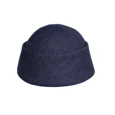 Anthony Peto Men's Blue Beanie Cotton Denim