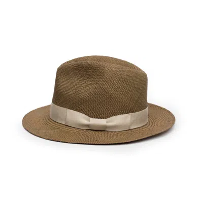 Anthony Peto Men's Green Classic Panama Khaki