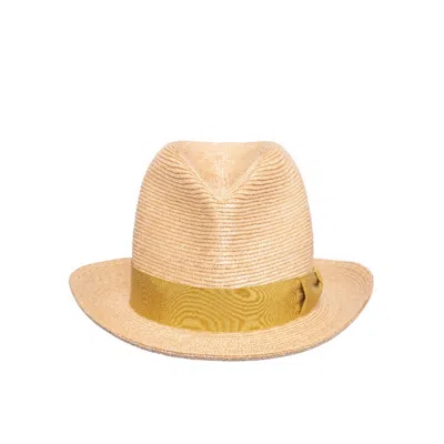 Anthony Peto Men's Neutrals Amadou Natural Straw