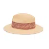 Anthony Peto Men's Neutrals Jake Fedora Hat Mesh Weave Panama
