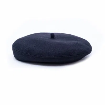 Anthony Peto Women's Beret Wool Black