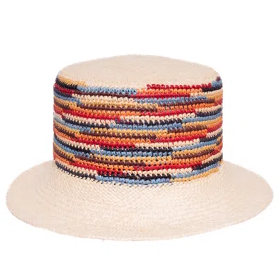 Anthony Peto Women's Calypso Panama Semi Crochet Multicolour