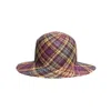 Anthony Peto Women's Grace Panama Purple Yellow Tartan In Purple/yellow