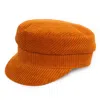 Anthony Peto Women's Yellow / Orange Maltaise Cap Ochre Corduroy In Yellow/orange