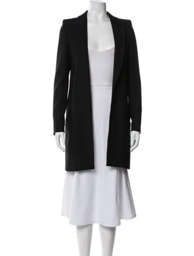 Pre-owned Anthony Vaccarello Coat In Black