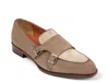 Anthony Veer Beaumont Double Monk Loafer In Brown