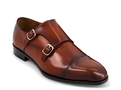 Anthony Veer Bexley Monk Strap Slipon In Brown